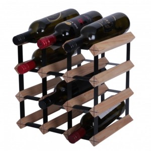 12bottle  pine wood Wine  rack set