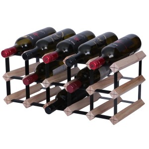15bottle  pine wood Wine  rack set with classic design