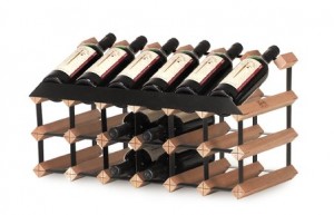 24bottle  pine wood Wine  rack set with classic design