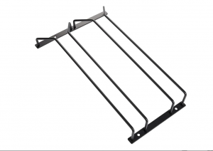 2row ceiling mount wine Glass Rack with powder coating