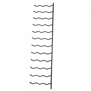 36bottle wall mounted wine rack with powder coating finishment