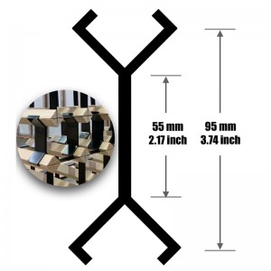 24bottle  pine wood Wine  rack set with classic design