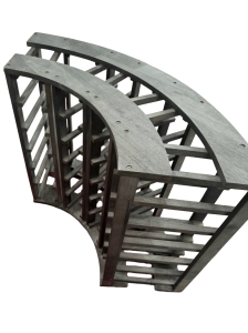 corner wine rack-black with black color